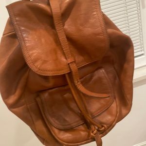 Madewell leather backpack